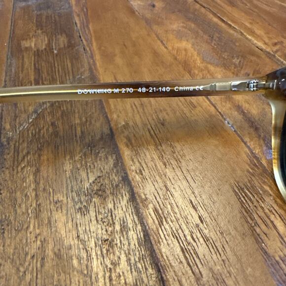 Warby Parker Downing  M English Oak Round Needs Eyeglasses Frames 48-21-140 - Picture 7 of 8